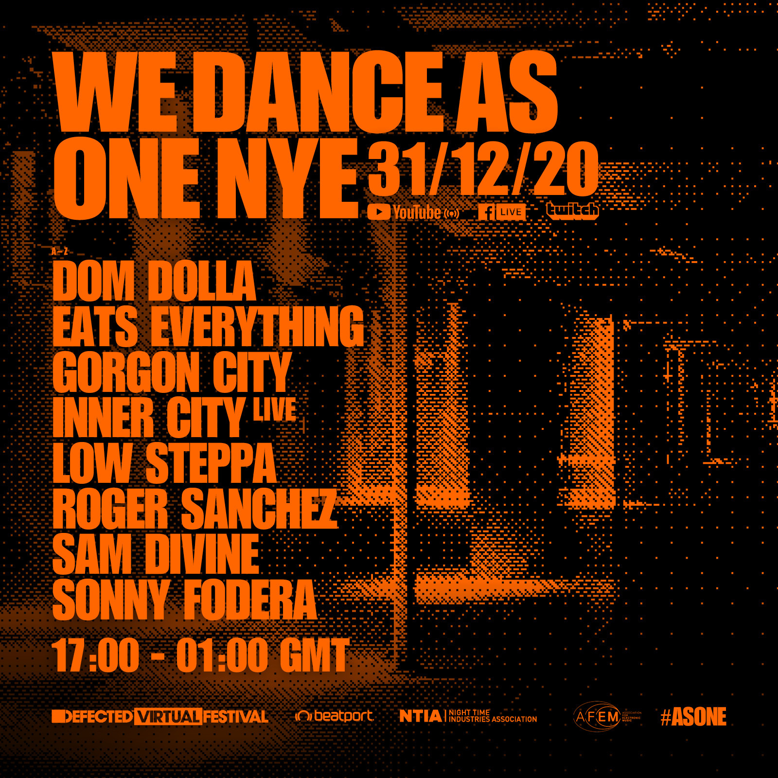 Defected "We Dance As One" New Year's Eve Livestream