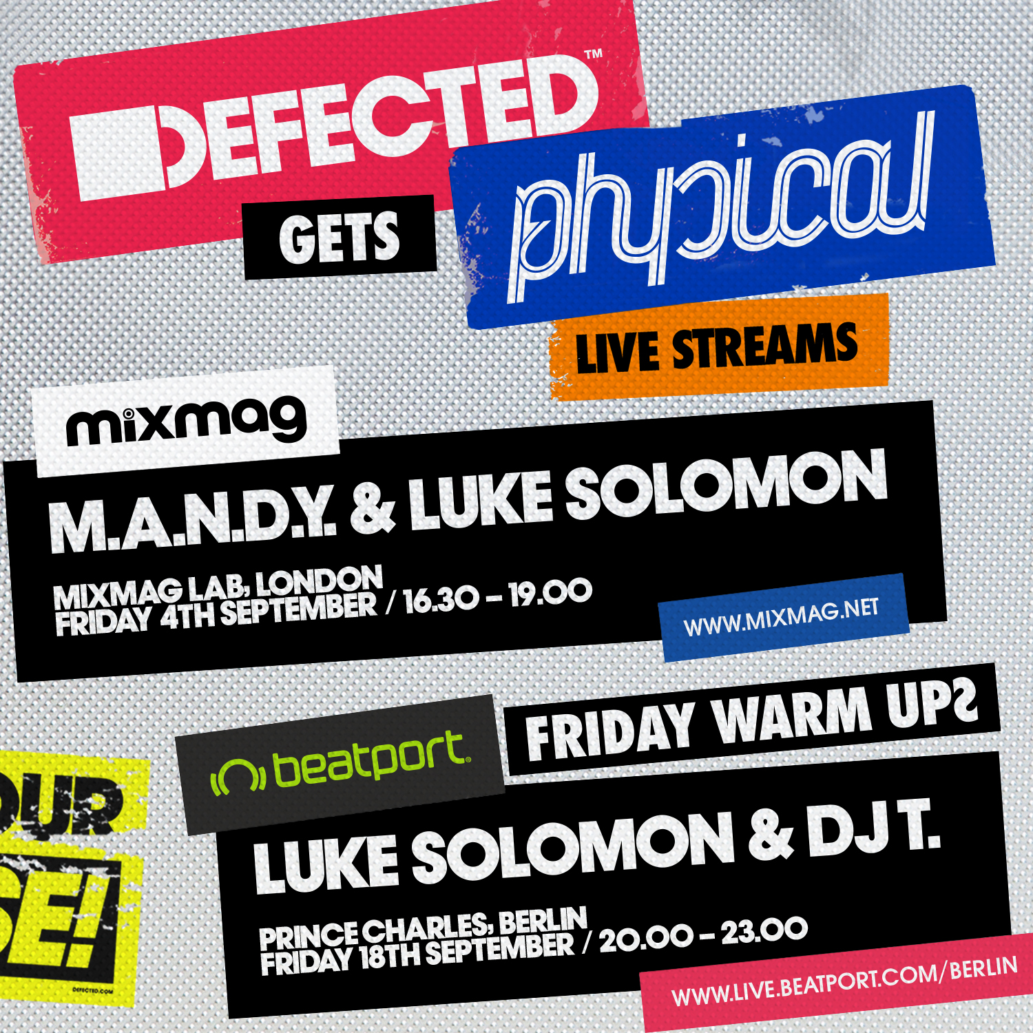 Defected Gets Physical Live Streams | Defected Records™ - House Music ...