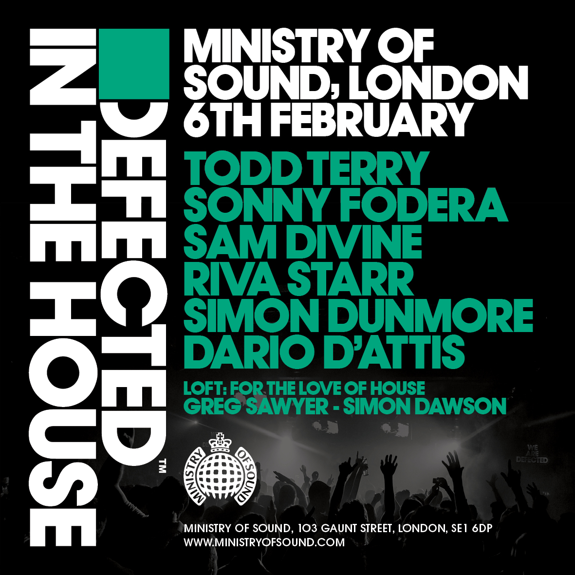 Defected at Ministry of Sound | Defected Records™ - House Music All ...